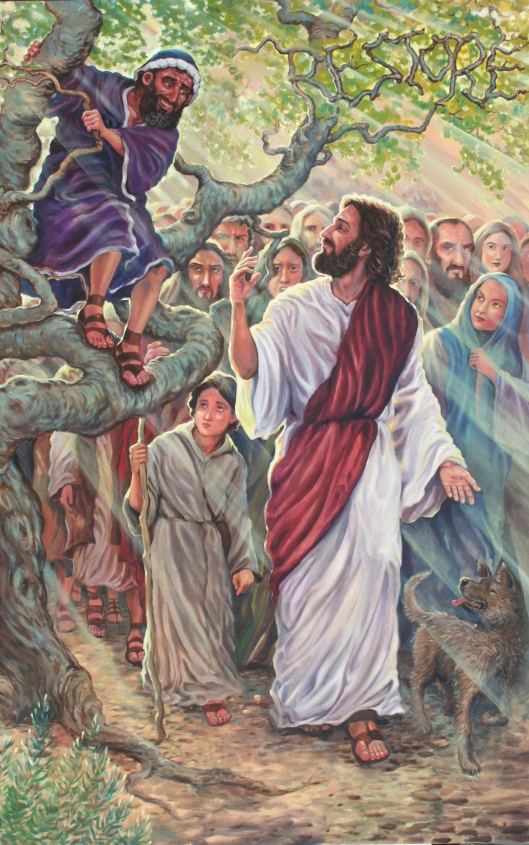 zacchaeus painting